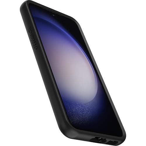 OtterBox - Funda para Galaxy S23 Symmetry Series, Color Negro, Ultra Elegante, Compatible con Carga inalámbrica, Bordes elevados Que protegen la cámara y la visualización