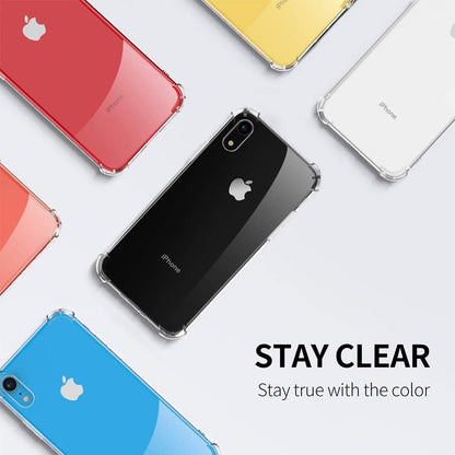 ORIbox - Carcasa para iPhone, Transparente con 4 Esquinas, protección a Prueba de Golpes, Suave y Resistente a los arañazos para iPhone, iPhone 11 Pro MAX, Transparente
