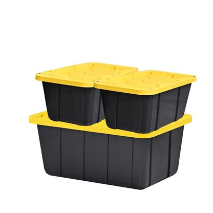 Italhome Combo de 3 Cajas De Plástico Italhome Capacidad 102 L Y 42 L