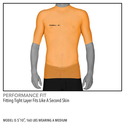 O'Neill Reactor-2 - Playera de Manga Corta para Hombre, 1 mm