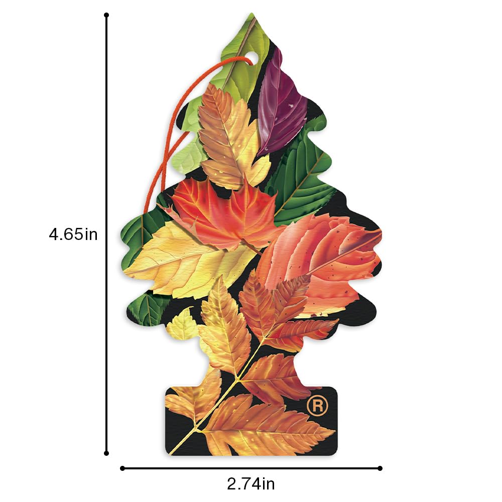 Little Trees - Ambientador para Automóvil, árbol Colgante Que Proporciona un Aroma Duradero para automóviles y hogares, Aire de otoño crujiente, 24 ambientadores