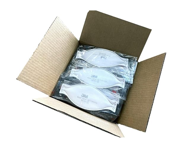 3M Aura 1870+ Mascarilla Paquete de 20 | Certificado NIOSH, desechable, resistente a fluidos, plegado plano