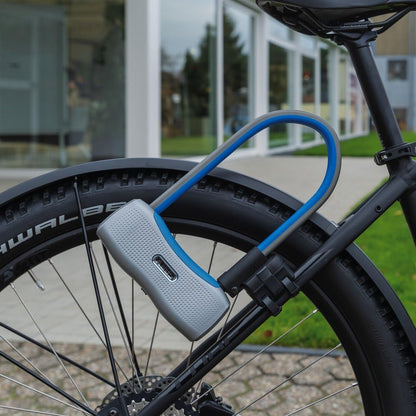 ABUS porta candado USKF - Porta candado en U para transporte seguro en la bicicleta, negro