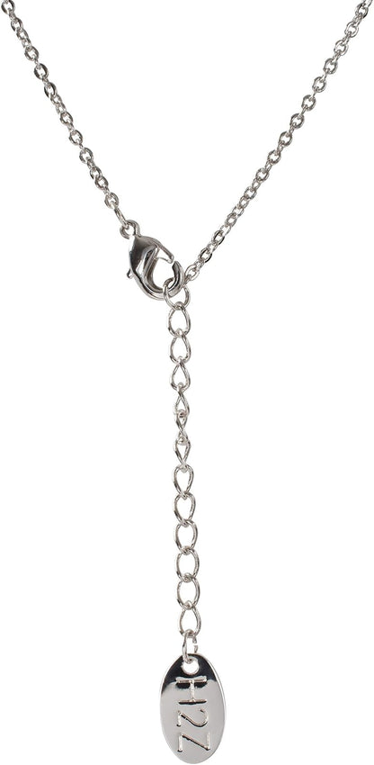 'Liza January Garnet 17''-18.5'' Necklace with 0.25'' Crystal Pendant made from Austrian Crystals'