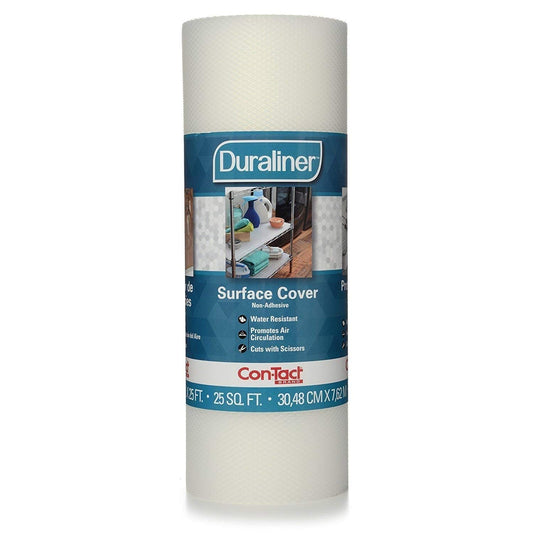 con-Tact Marca Duraliner Estante de Vinilo y Revestimiento para cajones no Adhesivo, Diamond, Diamante Transparente, 12x25, 1, 1