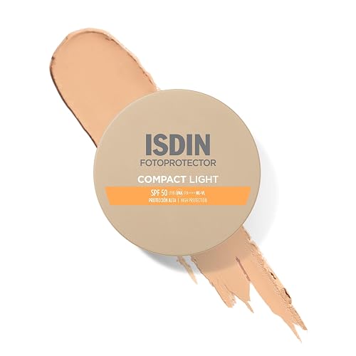Isdin Fotoprotector Compact Light Spf50 10G Protector Solar en Maquillaje Compacto que Unifica el Tono