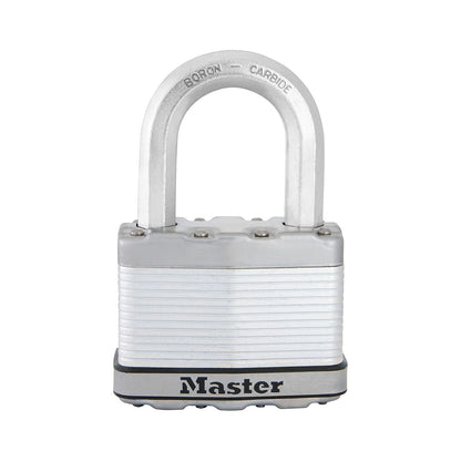 Master Lock Padlock, Magnum Laminated Steel Lock, 2-1/2 in. Wide, M15XKADLF