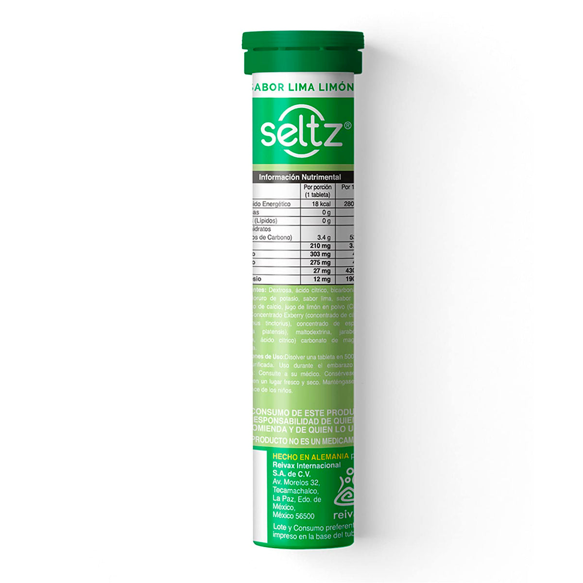 SELTZ Kit Electrolitos Tableta Efervescente, Sabores fresa kiwi más lima limón, 26 Tabletas, 2 Pack