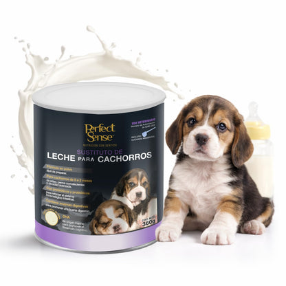 Perfect Sense Sustituto de Leche en Polvo para Cachorros con Hojuelas de DHA Contiene 360 Gramos