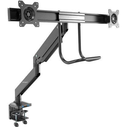 StarTech.com Soporte de Escritorio con Brazos para 2 Monitores VESA Entre 17" y 32" VESA - Altura de Ajuste Sincronizado - 2 x USB 3.0 (ARMSLIMDUAL2USB3)