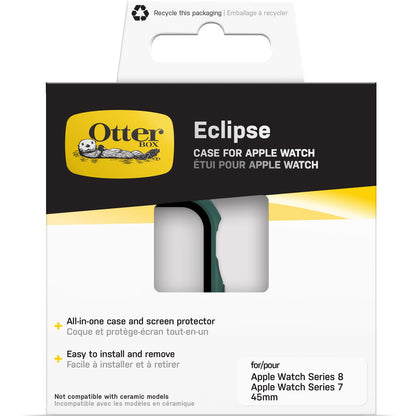 OtterBox Eclipse - Funda para Apple Watch Series 8 y 7 de 45 mm, Color Verde
