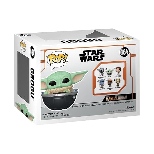 Funko Pop! Vinyl: Star Wars: The Mandalorian S9 - Grogu (The Child, Baby Yoda) - (Grogu (The Child, Baby Yoda), Baby Yoda) - Star Wars: The Mandalorian - Figura de Vinilo Coleccionable