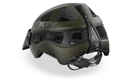 Rudy Project Protera+ MTB Casco para Adultos, Negro/Verde Matte, S-M 55-58 Cm