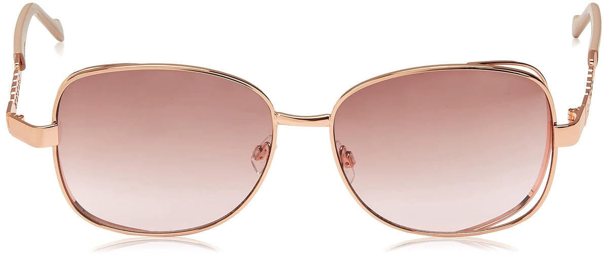 jessica simpson Women 's j5512 gldts cuadrado anteojos de sol, oro/Tortuga, 60 mm