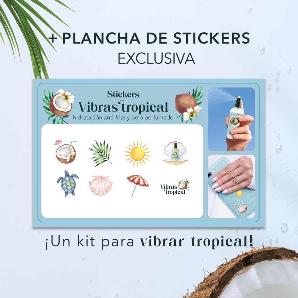 Herbal Essences Kit Exclusivo VIBRAS TROPICAL Rutina Completa Agua de Coco