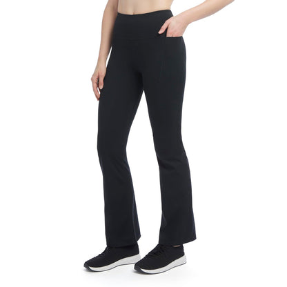Jockey Active pantalón de yoga de nailon con bolsillo - G - Negro profundo