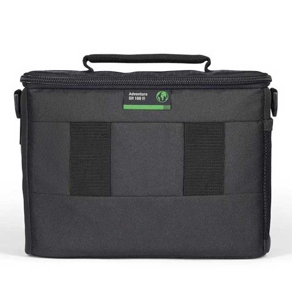 Lowepro Adventura SH 160 III, bolsa de hombro para cámara con correa de hombro ajustable/extraíble, bolsa para cámara sin espejo, compatible con Sony Alpha 7 Series, negro