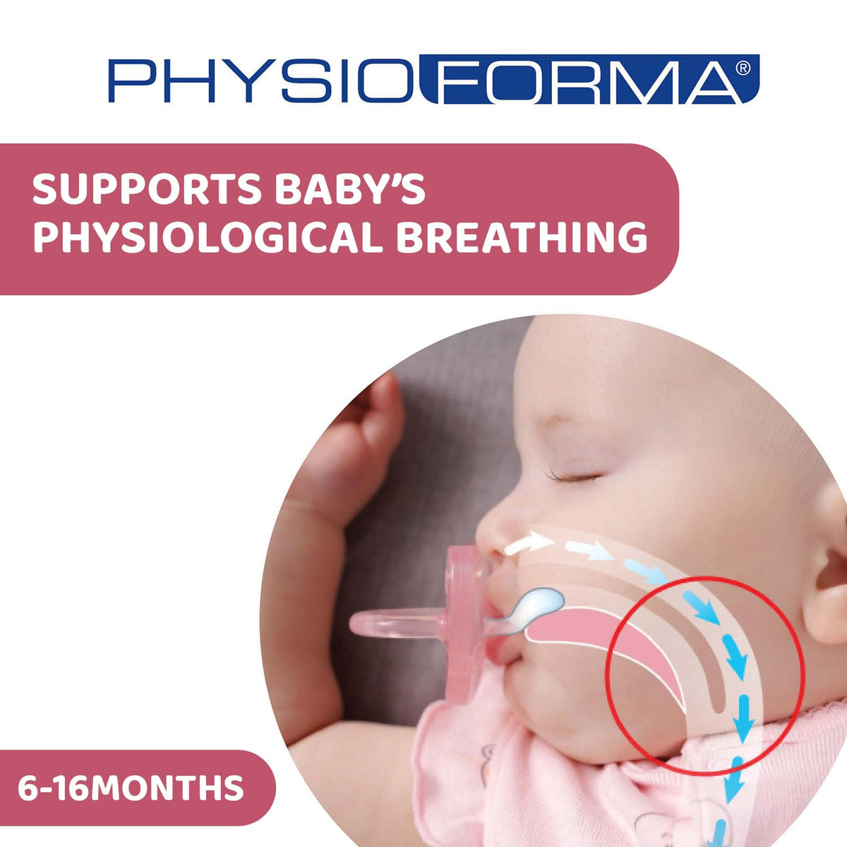 Chicco PhysioForma Chupón de Silicona 6-16 Meses, Pack de Chupones Suaves y Delicados, Apoyan la Respiración Fisiológica y Favorecen el Desarrollo Correcto de la Boca, Rosa