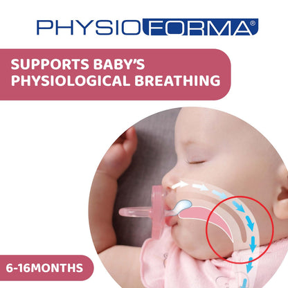 Chicco PhysioForma Chupón de Silicona 6-16 Meses, Pack de Chupones Suaves y Delicados, Apoyan la Respiración Fisiológica y Favorecen el Desarrollo Correcto de la Boca, Rosa
