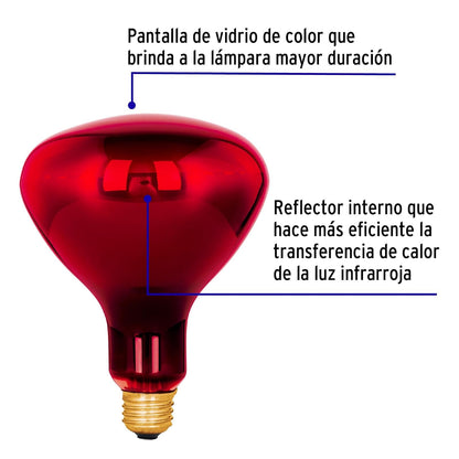 Volteck BR-40I, Lámpara BR-40 270 W tipo reflector infrarrojo terapéutico