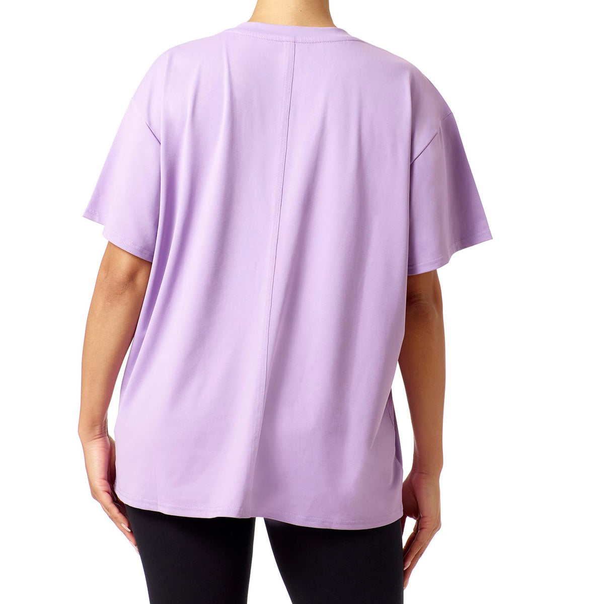 HUE - Playera de Manga Corta para Mujer, Cuello en V, Casual, Holgada, básica, Tallas Grandes