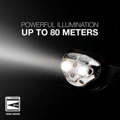 Energizer - Faro LED Recargable IPX4 Resistente al Agua, LED Brillante de Alta Potencia, múltiples Modos de luz, Mejor Faro para Camping, Correr, al Aire Libre, luz de Emergencia, USB Incluido