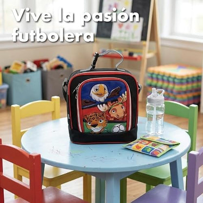 Ruz Lonchera Competition Marks 2026 Infantil Bolsa para Alimentos 3L Compacta Poliéster Resistente Niño Negro