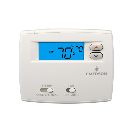 Emerson 1F86 0244 Termostato no programable 1H/1C, Azul