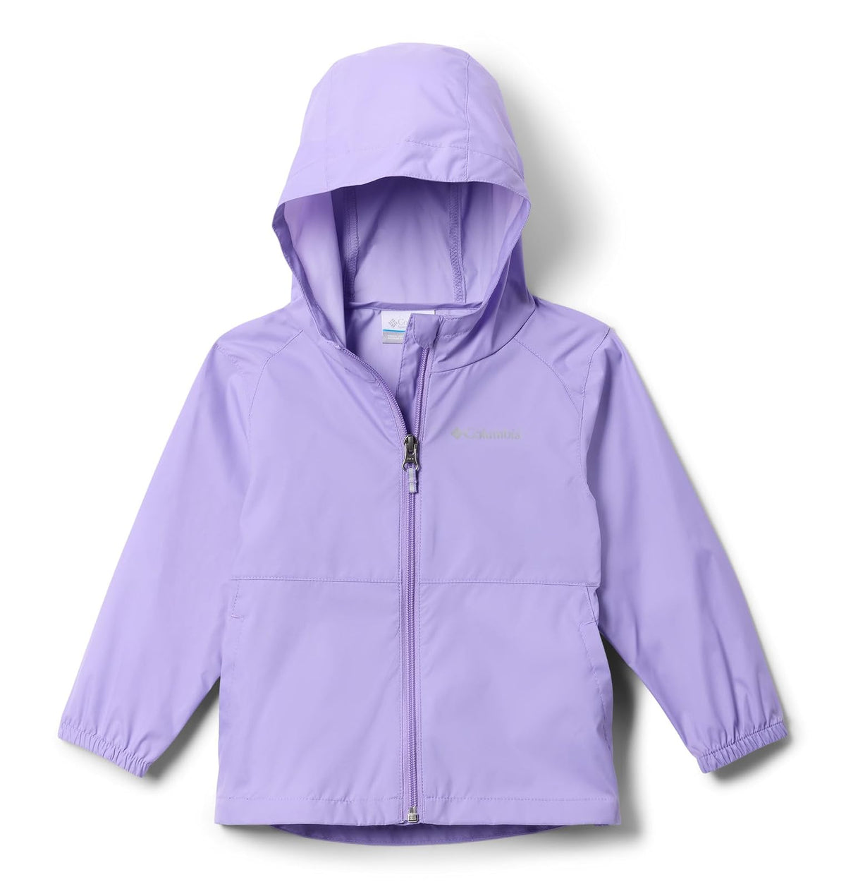 Columbia Rain-zilla Chamarra Impermeable para Niña - Violeta (Paisley Purple) - 2XS