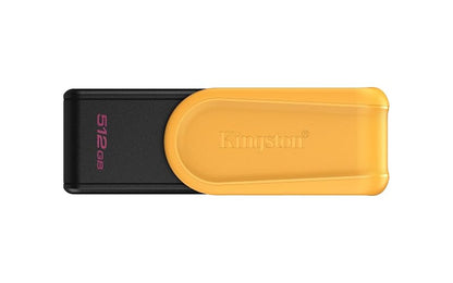 Kingston USB DataTraveler Exodia S, Capacidad: 512GB, USB-A 3.2 Gen 1, Color: Negro/Amarillo, SKU: DTXS/512GB