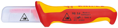 KNIPEX - Cuchillo de cable aislado de 1000 V