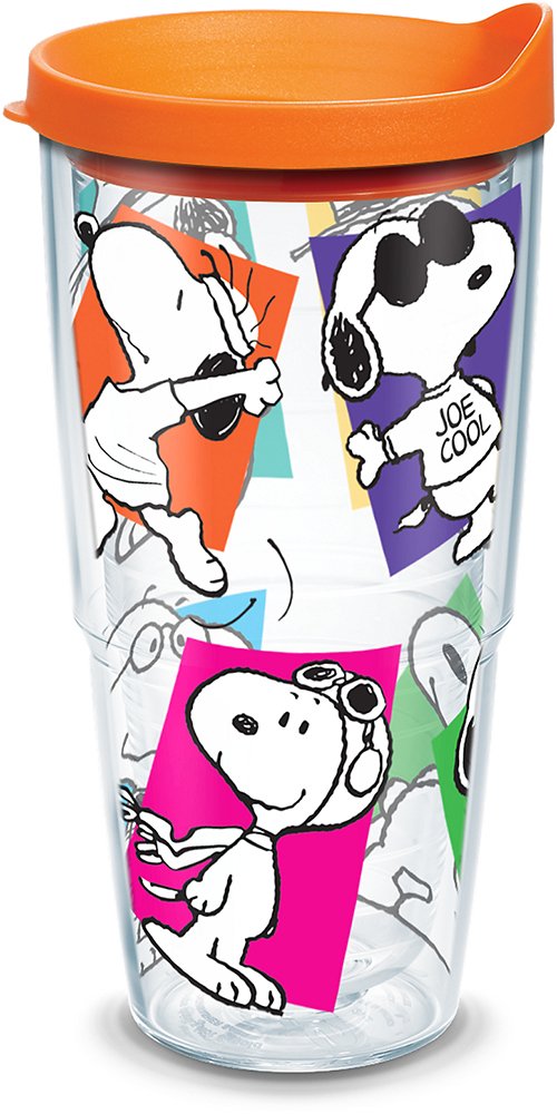 Tervis Peanuts Multi-Snoopy Vaso aislado, 24 onzas, transparente – Tritan