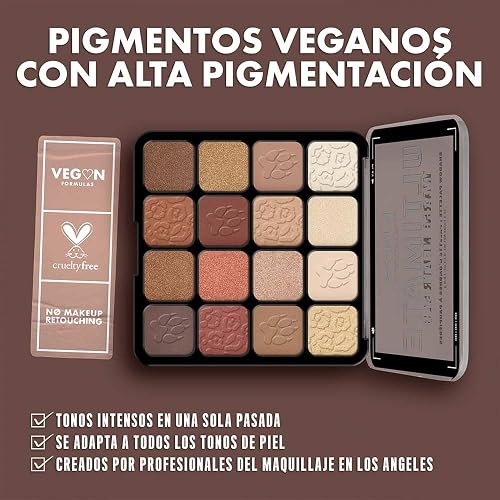 NYX Professional Makeup Ultimate Shadow Palette, Tono Warm Neutrals