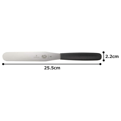 Victorinox Espátula Flexible, Mango de Nylon, Negra, 15 cm