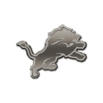 Rico Industries Emblema de Auto Metálico, Licencia Oficial NFL - Detroit Lions