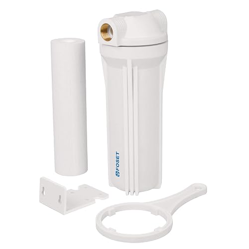 Foset FILA-P1, Filtro para agua, paso 1, Elimina el 99.99% de las partículas sólidas + CARFIL-P1, Cartucho repuesto, filtro agua, paso 1