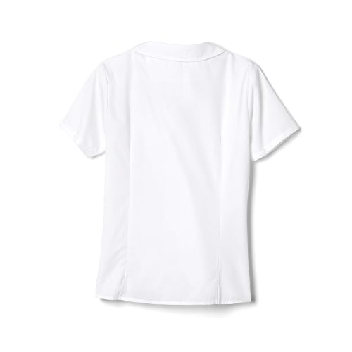 French Toast Short Sleeve Peter Pan Collar Blouse (Standard & Plus) Blouse para Mujer