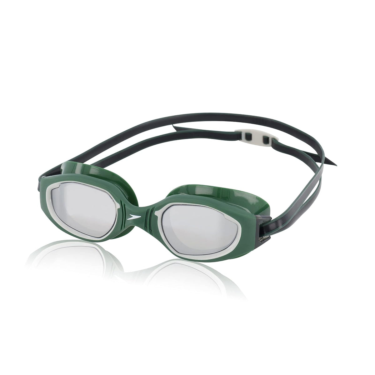 Speedo Swim Goggles Hydrocomfort anteojos de natación Unisex Adulto - talla única - Espejo Douglas Fir - Gris Oscuro