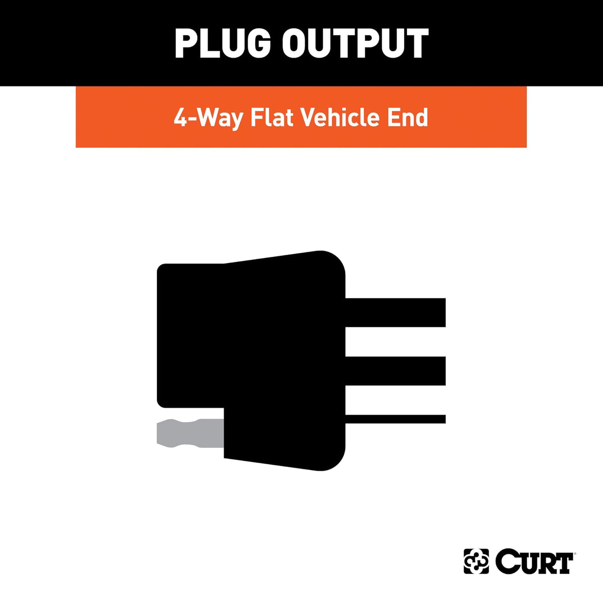CURT Arnés de Cableado Personalizado para Remolque de 4 Pines 56040 para Subaru Ascent/Forester/Outback/Crosstrek XV, Negro