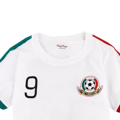 Baby Creysi Set de Playera Infantil Ligera en Tejido Jersey Fresco y Calcetines de Suave Ajuste