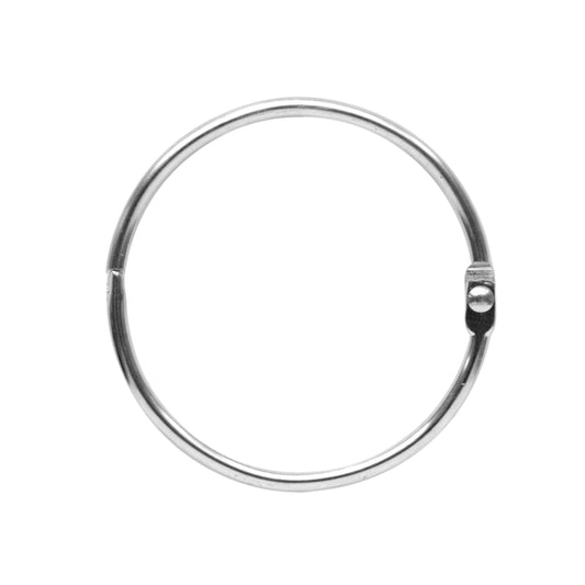 Maytex Anillos de Ducha Circulares de Metal Resistentes al óxido, Juego de 12, Cromo