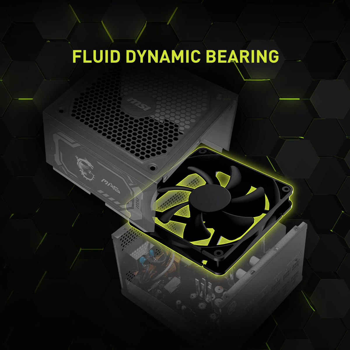 MSI mag 1250GL PCIE 5 Fuente de alimentación - ATX 3.1 y PCIE 5.1 Ready - Full Modular - 80 Plus Gold Certified 1250W - Tamaño Compacto - ATX PSU