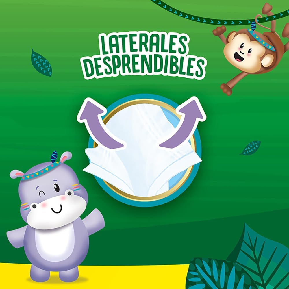 Kiddies Explorers Pañal Autoajustable Talla 6 XG Grande 160 pañales