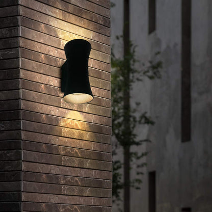 Tecnolite Lámpara Exterior de Muros LED 12W 100-240V 3000K 600 lm, Negro, 12HLED416MV30N