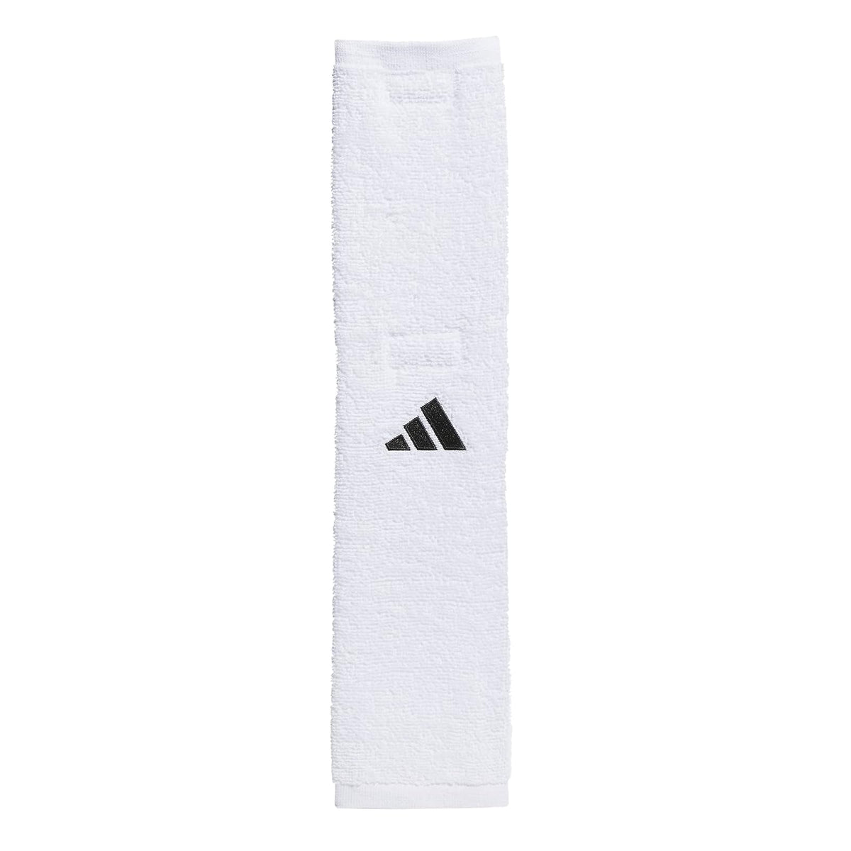 adidas Football Team - Toalla seca las manos, se mantiene en su lugar con cierre de velcro, Blanco/Negro, Talla única