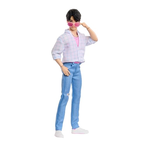 KPOP Demon Hunters Muñeca Jinu | Lleva un aspecto de rendimiento "Soda Pop", 2 accesorios, inspirado en la película