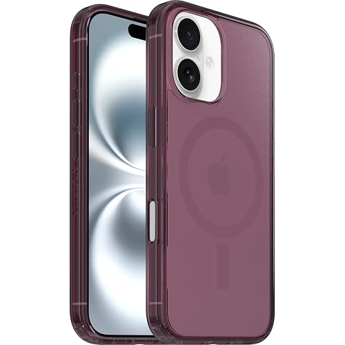 OtterBox - Carcasa Transparente para iPhone 16 Symmetry Series, Color Morado