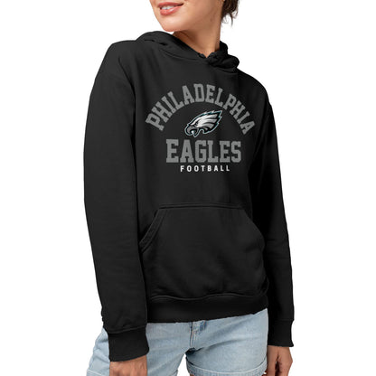 Junk Food Philadelphia Eagles NFL Classic Team Logo Sudadera con Capucha Sudadera con Capucha Unisex Adulto