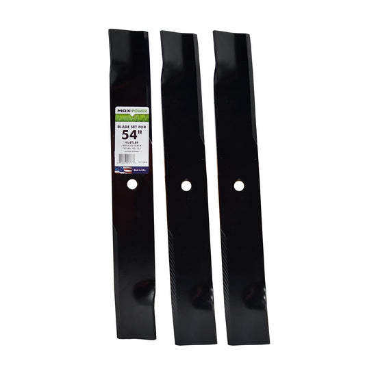 Maxpower 561133B - Cuchilla para cortacésped, Color Negro