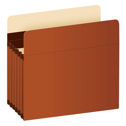 Pendaflex - Bolsillos expandibles de acordeón, extra duraderos, se expande 5.25 pulgadas, tamaño carta, reforzado con material Dupont Tyvek, 10/caja (15422) café
